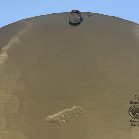 Bronze Pittsburgh Wendell August Forge Round Plate - Picture 7 of 7